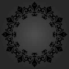 Elegant Vector Ornament in the Style of Barogue