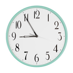 Five to nine o'clock