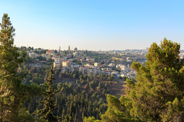 Fototapeta premium View on mount Zion in Jerusalem