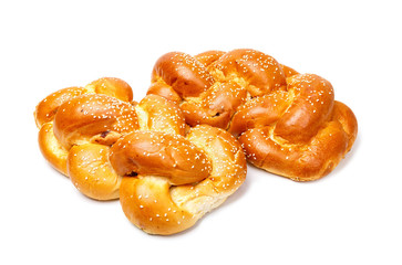 Two brided shabbat challah
