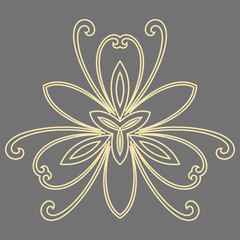 Floral Vector Abstract Pattern