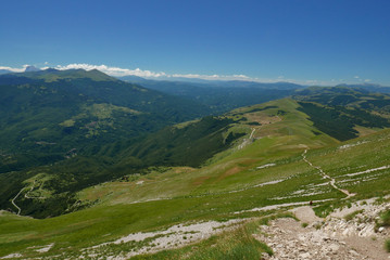 Vista dal monte vettore