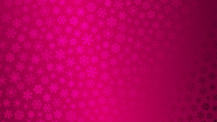 Christmas background of snowflakes