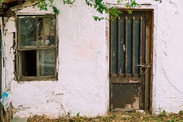 Old house facade