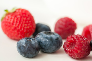 blueberries raspberries strawberries blackberries