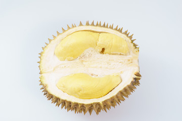 Fototapeta premium Durian on white background