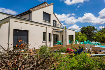 Maison terrasse piscine