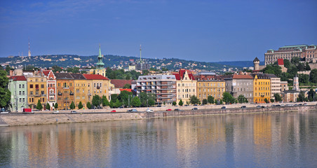Fototapeta premium Panorama of Budapest old town, capital of Hungary