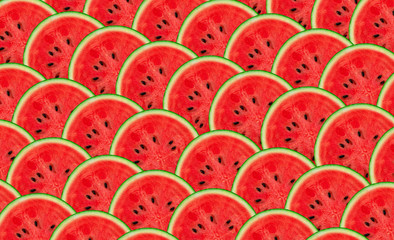 seamless half of watermelon for background.