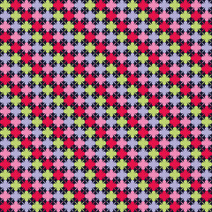 Ethnic boho seamless pattern with decorative flowers. Print. Cloth design, wallpaper.