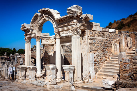 Temple of Hadrian Emperor in Efes