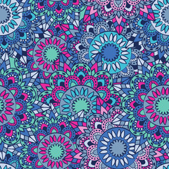 Seamless pattern. Vintage decorative elements.
