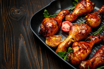 roasted chicken legs with herbs