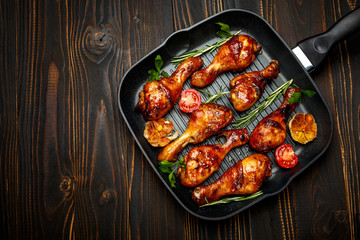roasted chicken legs with herbs