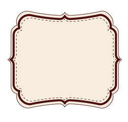 elegant frame decoration isolated vector illustration design