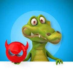 Fototapeta premium Fun crocodile