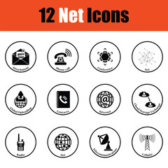 Communication icon set