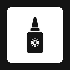 Insect spray icon in simple style isolated on white background. Protection symbol