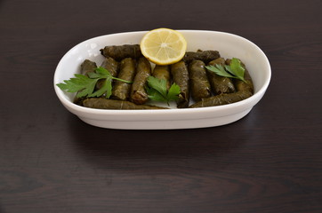 Dolma/Zeytinyağlı yaprak sarması