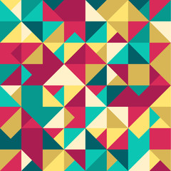 Abstract Geometric Seamless Pattern. Modern stylish texture. Repeating geometric tiles