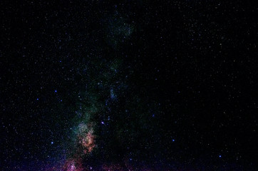 Fototapeta na wymiar Stars and galaxy space sky night background, Africa 