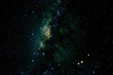 Stars and galaxy space sky night background, Africa
