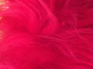 Pink fur background texture