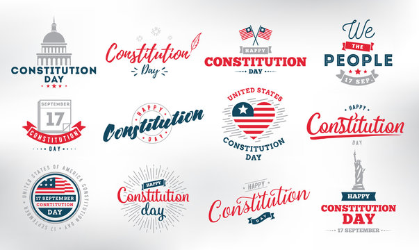 USA constitution day. 17 september.