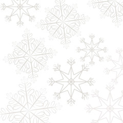 flat design snoflake pattern background vector illustration