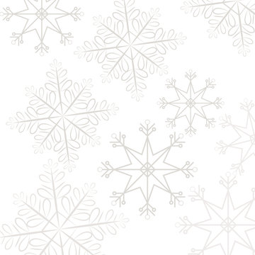 flat design snoflake pattern background vector illustration