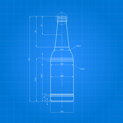 Print Of Beer Bottle