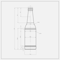 Print Of Beer Bottle