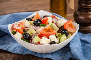 Delicious greek salad