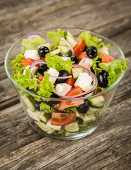 Delicious greek salad