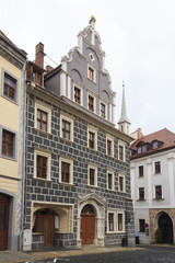 Fototapeta na wymiar Altstadtfassaden in Görlitz
