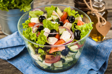 Delicious greek salad