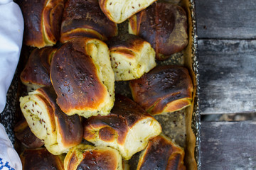 salty scones with ramsons