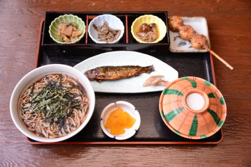 Magome Tea House Food Japan