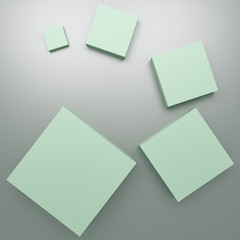 3D rendering of cubes background