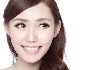 Obraz premium Beauty woman with charming smile