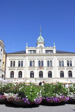 Das Rathaus in der berühmten Stadt Uppsala in Schweden