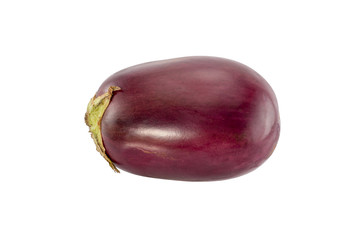 Eggplant isolated on white background.
