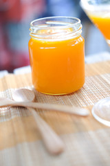 freshly pressed orange juice