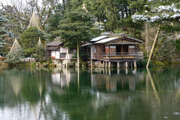 Fototapeta na wymiar Spot Kenrokuen Garden Japan
