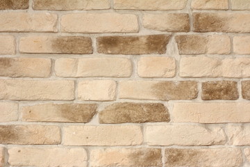 Fototapeta premium Background of light brick wall