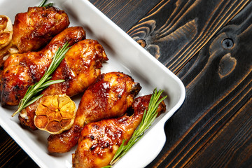 roasted chicken legs with herbs