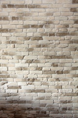 Background of light brick wall