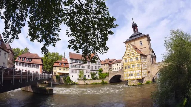 Altes historisches Rathaus in Bamberg
