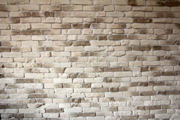 Background of light brick wall