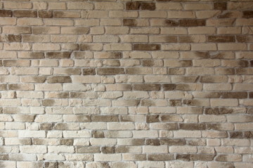 Background of light brick wall